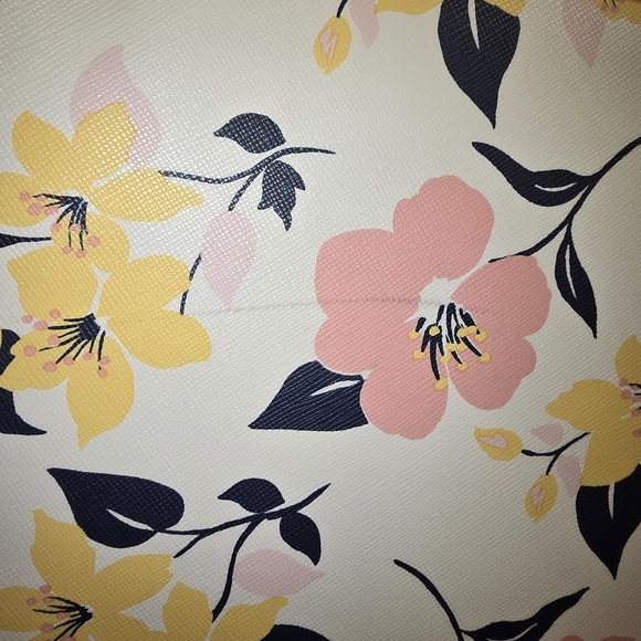 Kate Spade Floral Laptop Sleeve - Cream, Pink, Yellow - Picture 3 of 3